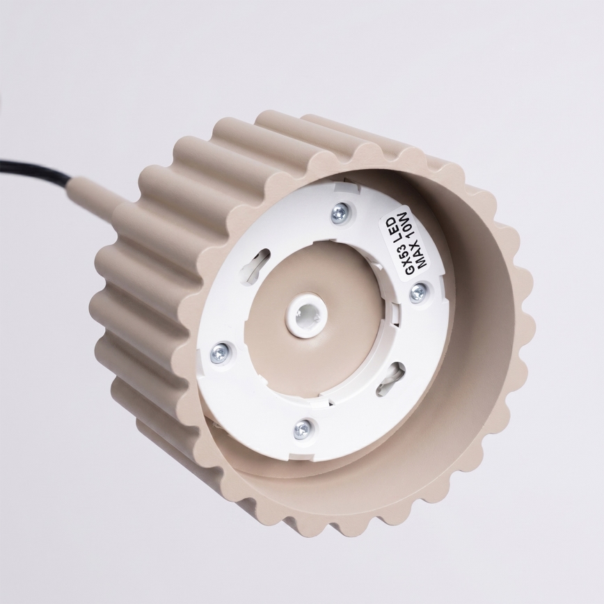 Lampă suspendată pe cablu AURA 1xGX53/10W/230V taupe