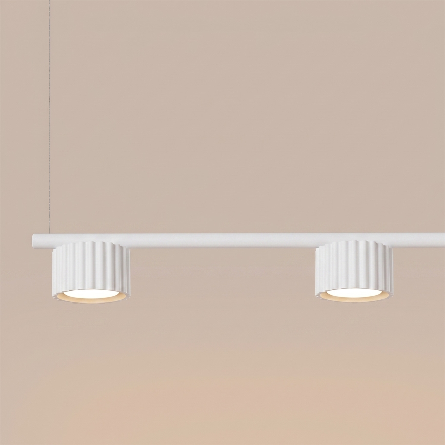 Lustră suspendată AURA 4xGX53/10W/230V, albă