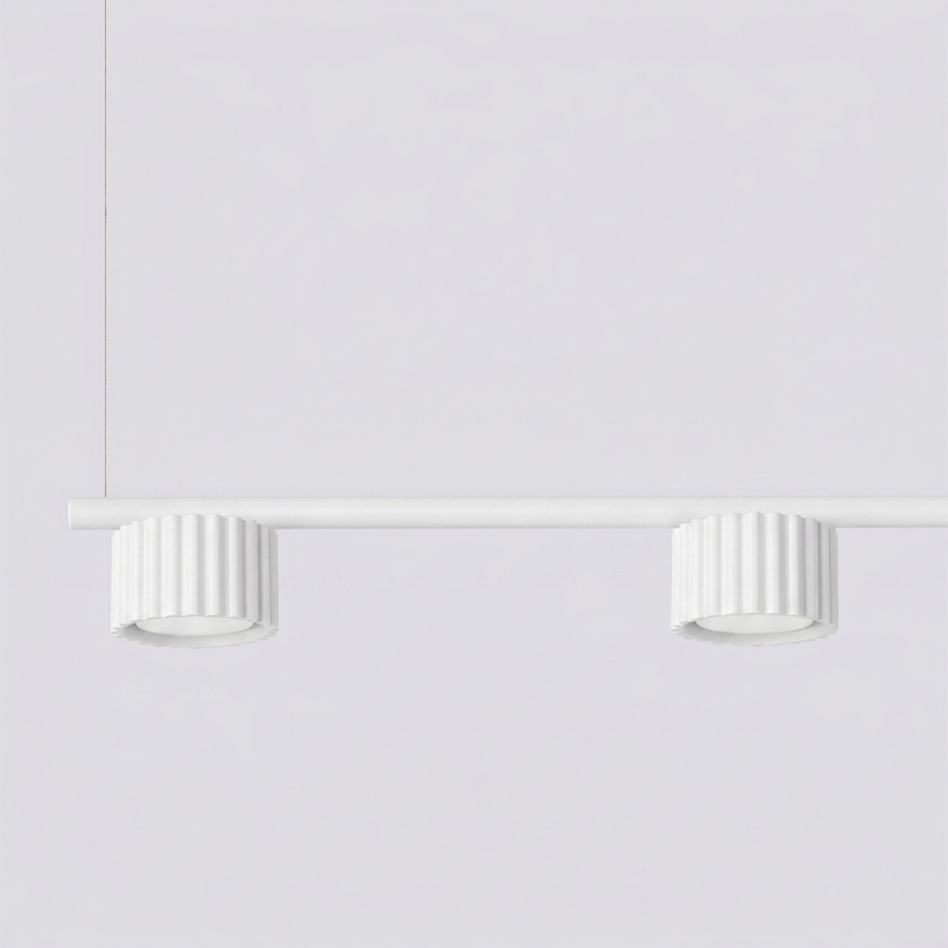 Lustră suspendată AURA 4xGX53/10W/230V, albă