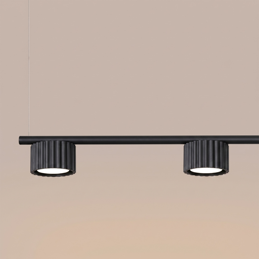 Lustră pe cablu AURA 4xGX53/10W/230V negru
