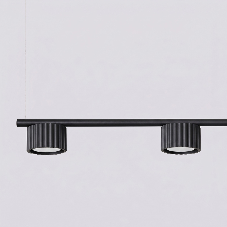 Lustră pe cablu AURA 4xGX53/10W/230V negru