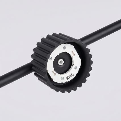 Lustră pe cablu AURA 4xGX53/10W/230V negru