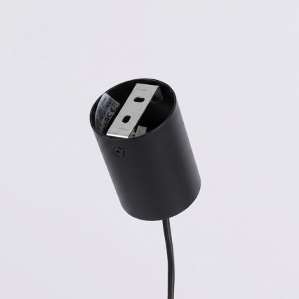 Lustră pe cablu AURA 4xGX53/10W/230V negru