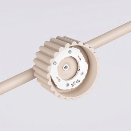 Candelabru suspendat pe cablu AURA 4xGX53/10W/230V crem