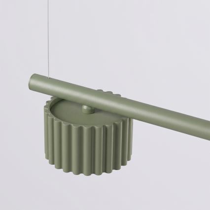 Lustră pe cablu AURA 4xGX53/10W/230V verde