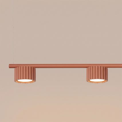 Lustru pe cablu AURA 4xGX53/10W/230V roșu