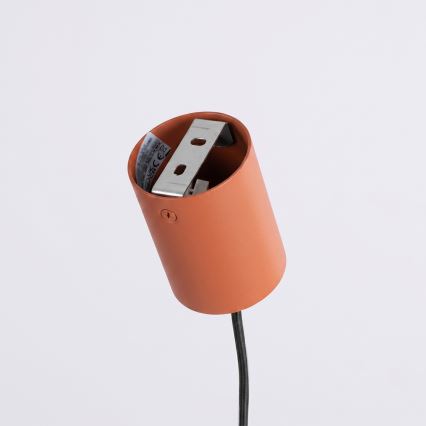 Lustru pe cablu AURA 4xGX53/10W/230V roșu