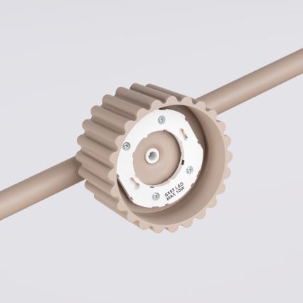 Candelabru suspendat AURA pe cablu 4xGX53/10W/230V taupe