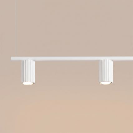 Lustră pe cablu KARBON 4xGU10/10W/230V albă