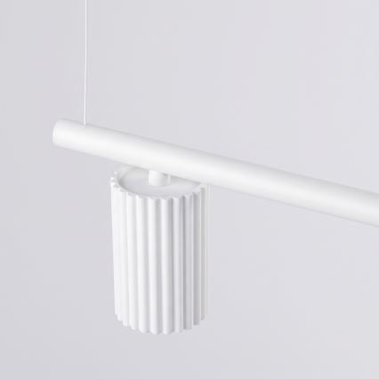 Lustră pe cablu KARBON 4xGU10/10W/230V albă
