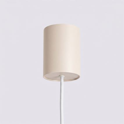 Candelabru suspendat pe cablu KARBON 4xGU10/10W/230V crem