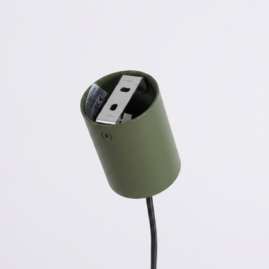 Lustră pe cablu KARBON 4xGU10/10W/230V verde