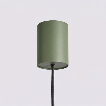 Lustră pe cablu KARBON 4xGU10/10W/230V verde