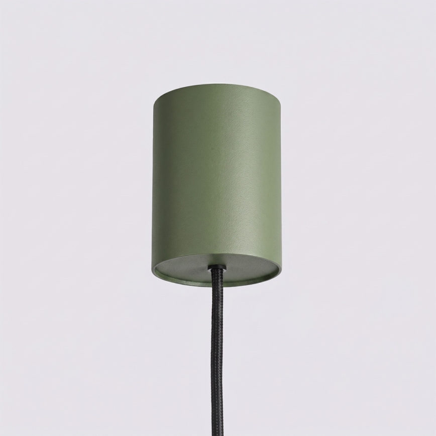 Lustră pe cablu KARBON 4xGU10/10W/230V verde
