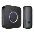 Sonerie cinetică fără fir, pentru priză 230V negru