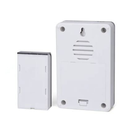 Sonerie fără fir Aigostar 3xAA IP44 alb/argintiu