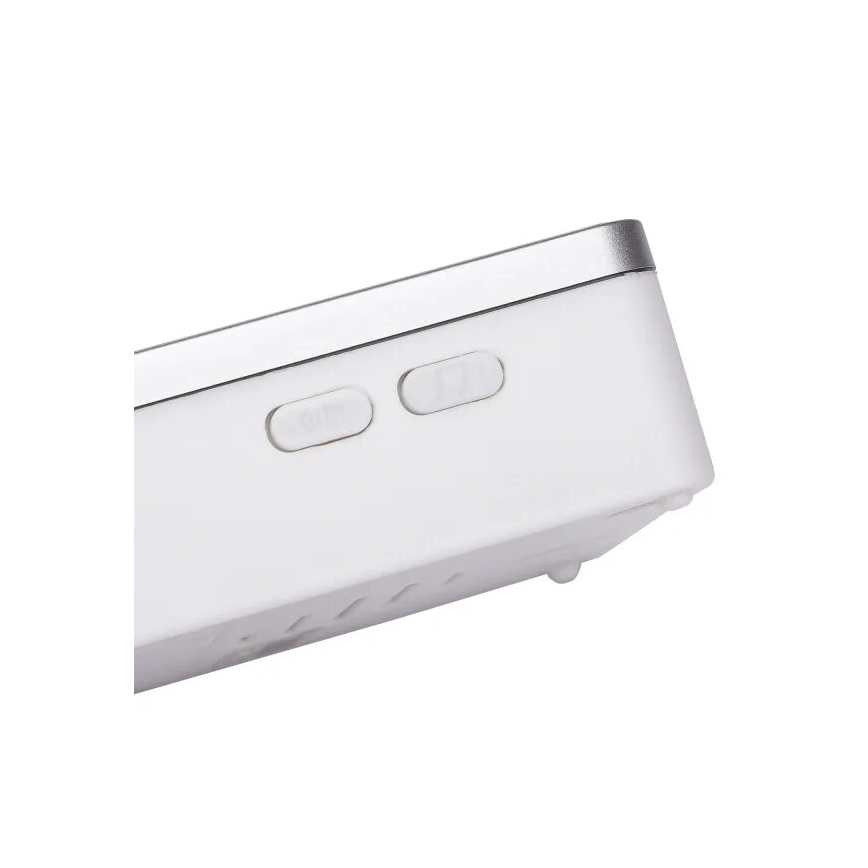 Sonerie fără fir Aigostar 3xAA IP44 alb/argintiu