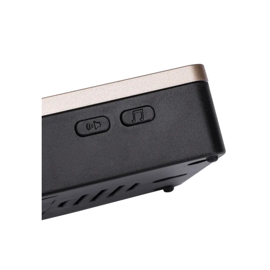 Sonerie fără fir Aigostar 3xAA IP44 negru/cupru