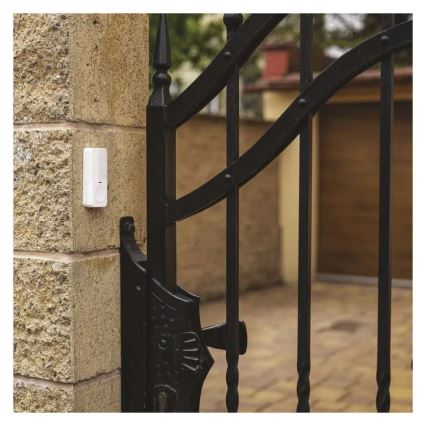 Sonerie fără fir încastrată 230V + 1xCR2032 albă