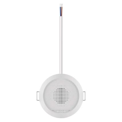 Sonerie fără fir încastrată 230V + 1xCR2032 albă