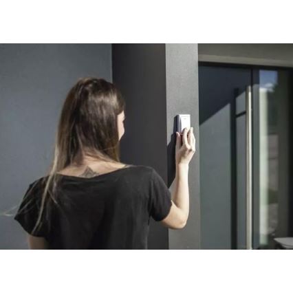 Sonerie fără fir pentru priză 230V IP44 albă