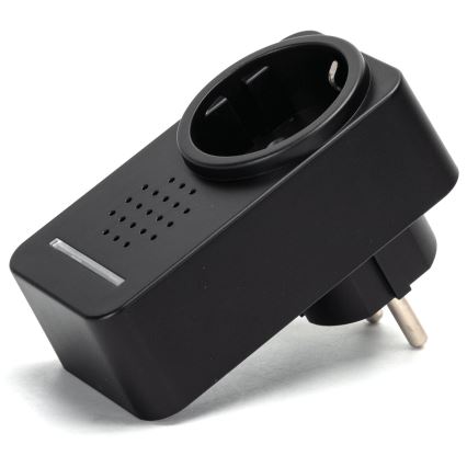 Sonerie fără fir pentru priză Aigostar 1Z 3680W/230V IPX4 negru