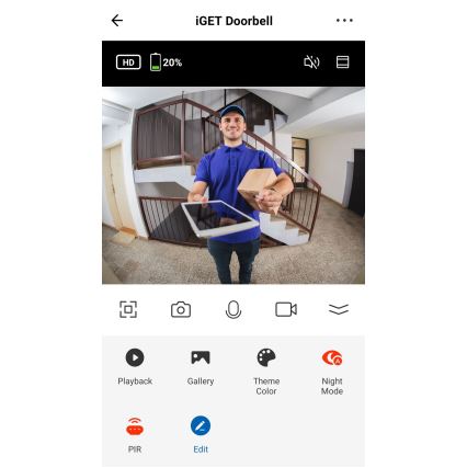 Sonerie video cu senzor de mișcare FHD 1080p 5200 mAh IP65 Wi-Fi negru