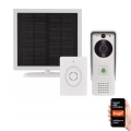 Sonerie video fără fir cu panou solar GoSmart 4400 mAh 3xAA IP44 Wi-Fi Tuya