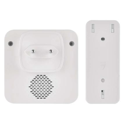 Sonerie wireless pentru priză GoSmart 230V + 1xCR2032 alb Wi-Fi