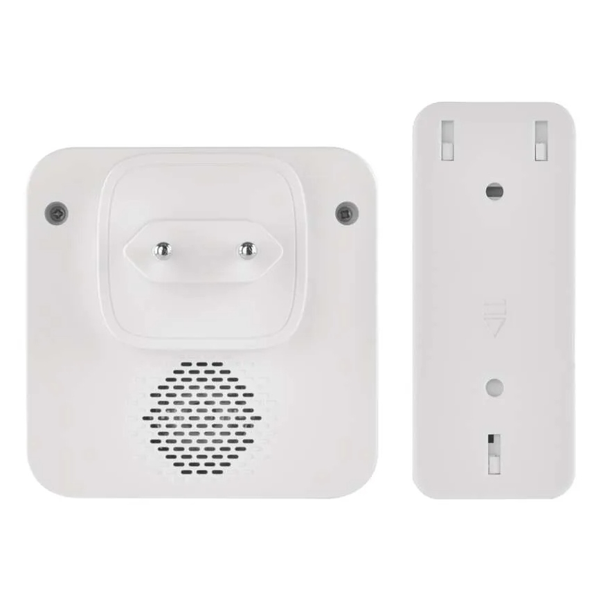 Sonerie wireless pentru priză GoSmart 230V + 1xCR2032 alb Wi-Fi