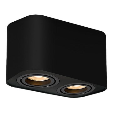 Spot 2xGU10/42W/230V negru Rabalux