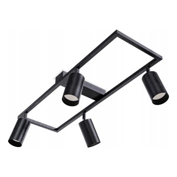 Spot 4x GU10/30W/230V, negru