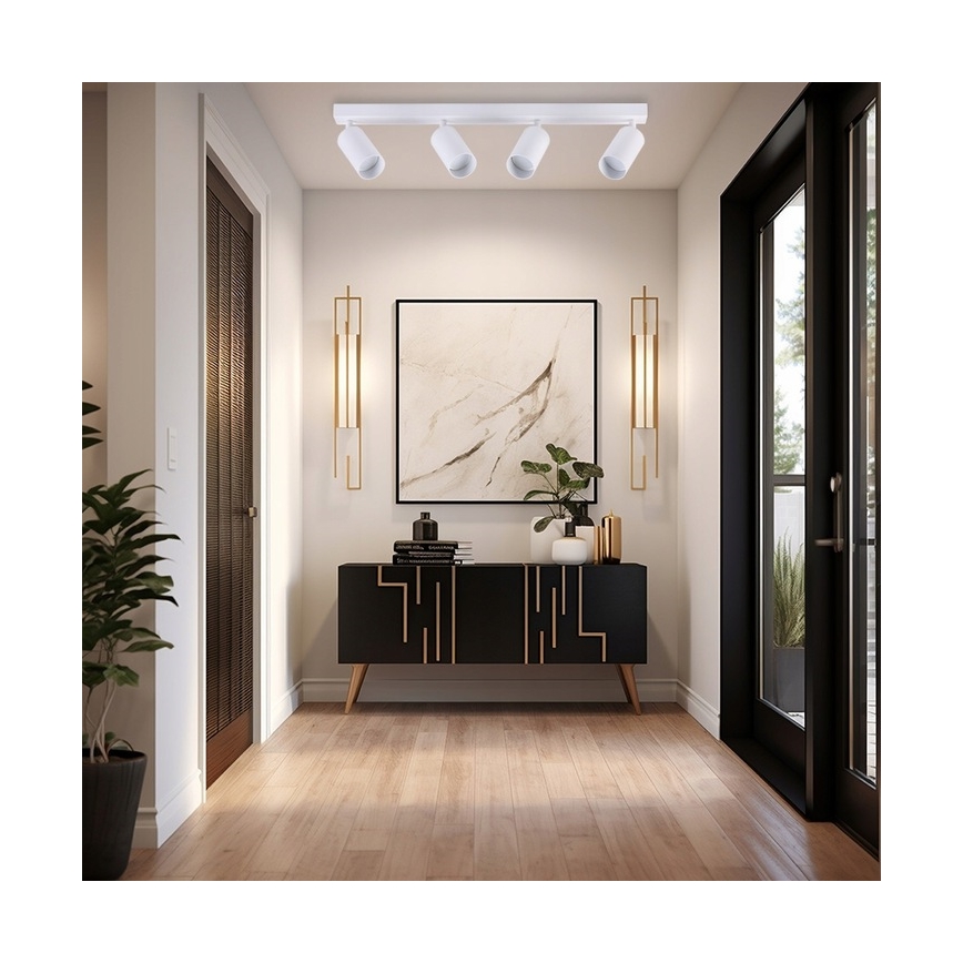 Spot 4xGU10/35W/230V alb