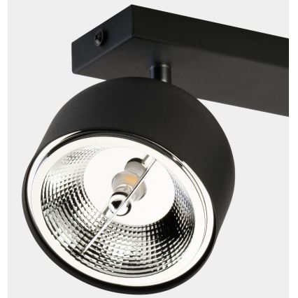 Spot ALTEA 2xAR111 GU10/50W/230V negru