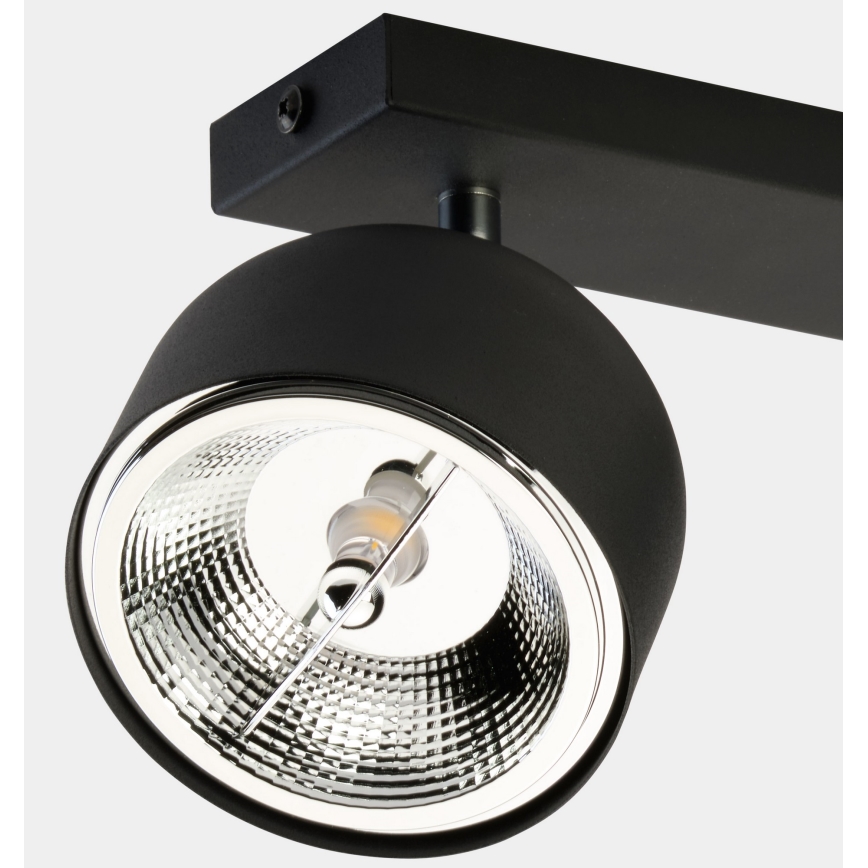 Spot ALTEA 2xAR111 GU10/50W/230V negru