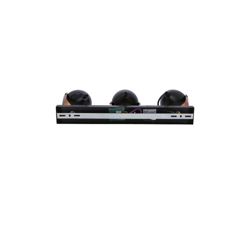Spot ANICA 3xE14/40W/230V negru/cupru