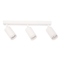Spot aplicat PIPE 3xGU10/10W/230V, alb