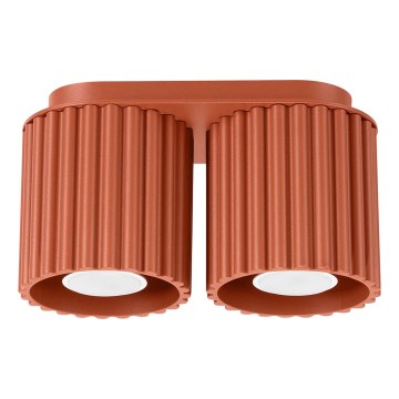 Spot AURA 2xGU10/10W/230V portocaliu