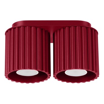 Spot AURA 2xGU10/10W/230V roșu