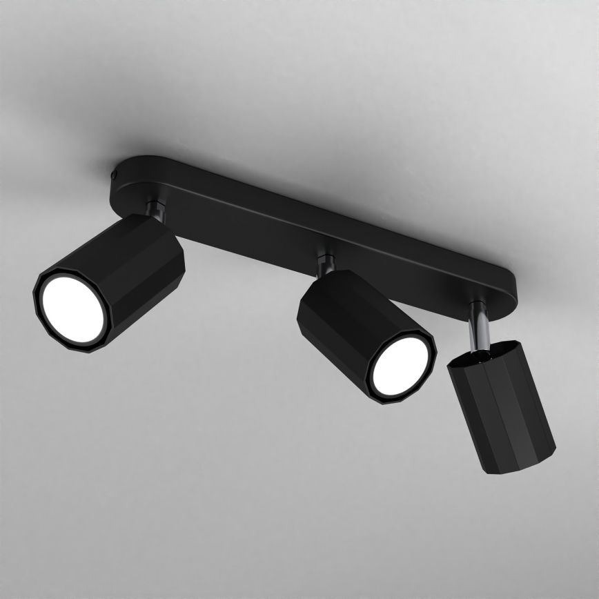 Spot BELLO 3xGU10/8W/230V negru