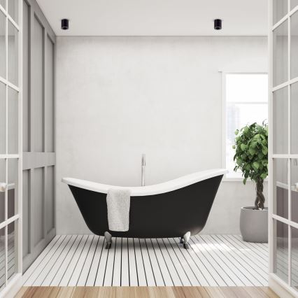 Spot BIMA 1xGU10/25W/230V rotund negru