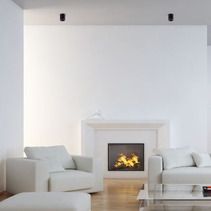 Spot BIMA 1xGU10/25W/230V rotund negru