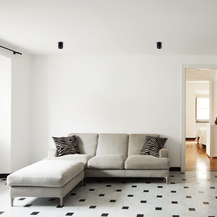 Spot BIMA 1xGU10/25W/230V rotund negru