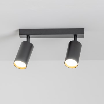 Spot Brilagi SELE 2xGU10/30W/230V negru/auriu