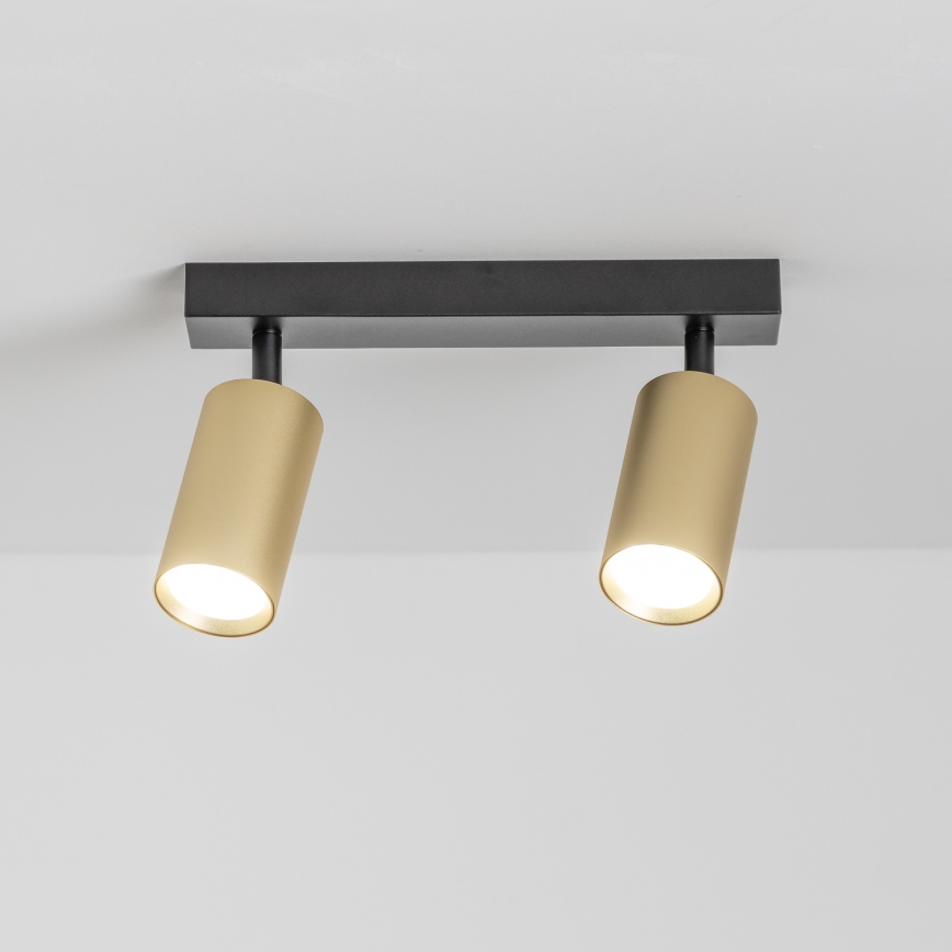 Spot Brilagi SELE GOLDEN 2xGU10/30W/230V negru/auriu