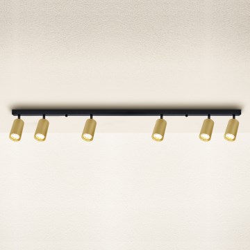 Spot Brilagi SELE GOLDEN 6xGU10/30W/230V negru/auriu