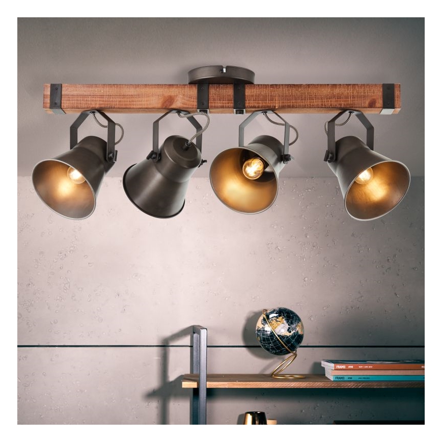 Spot Brilliant DECCA 4xE27/10W/230V