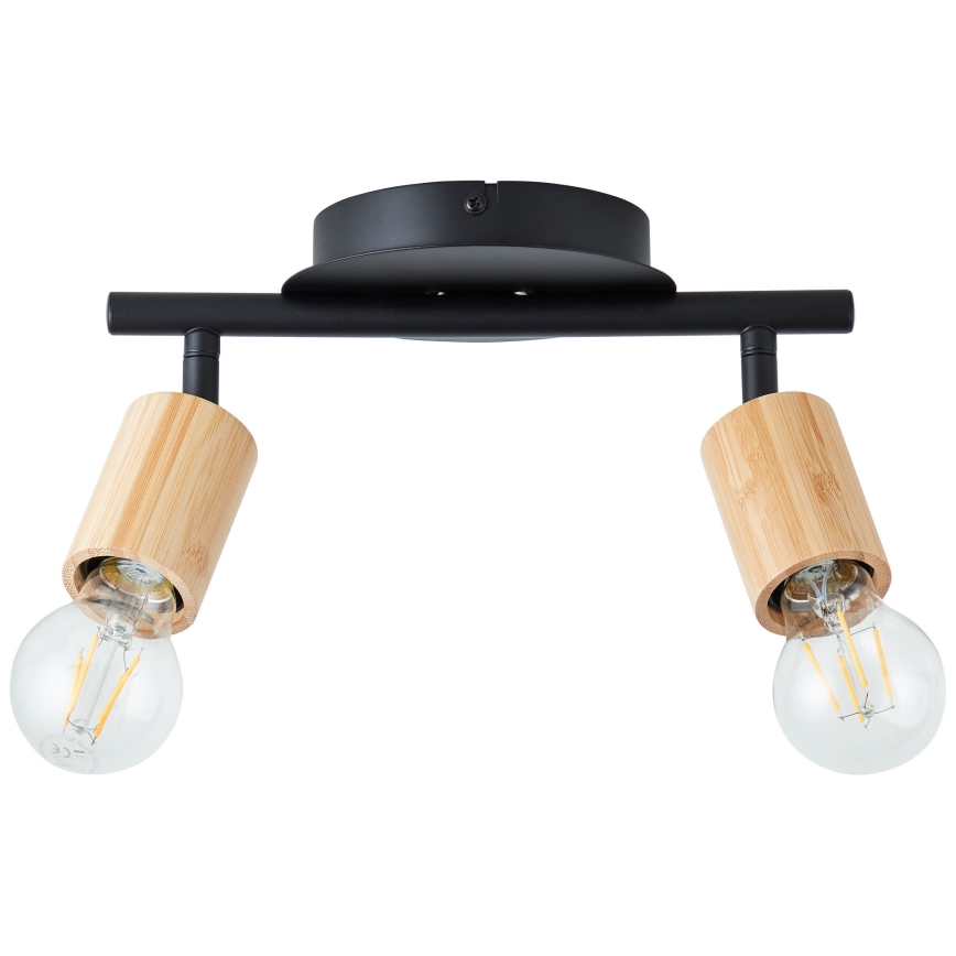Spot Brilliant TIFFANY 2xE27/28W/230V bambus