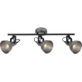 Spot Briloner 2049-034 RETRO 3xE14/40W/230V gri