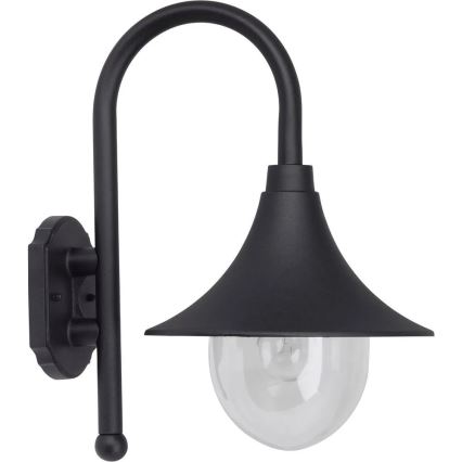 Lampă de perete de exterior Brilliant BERNA 1xE27/60W/230V IP44 negru
